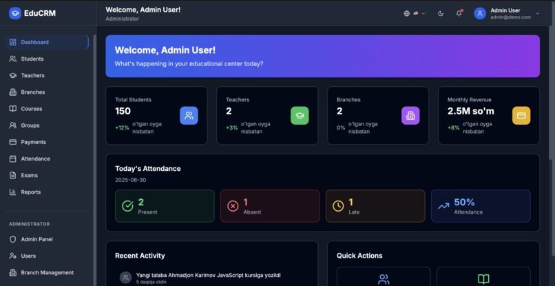 Education CRM  – screenshot 3