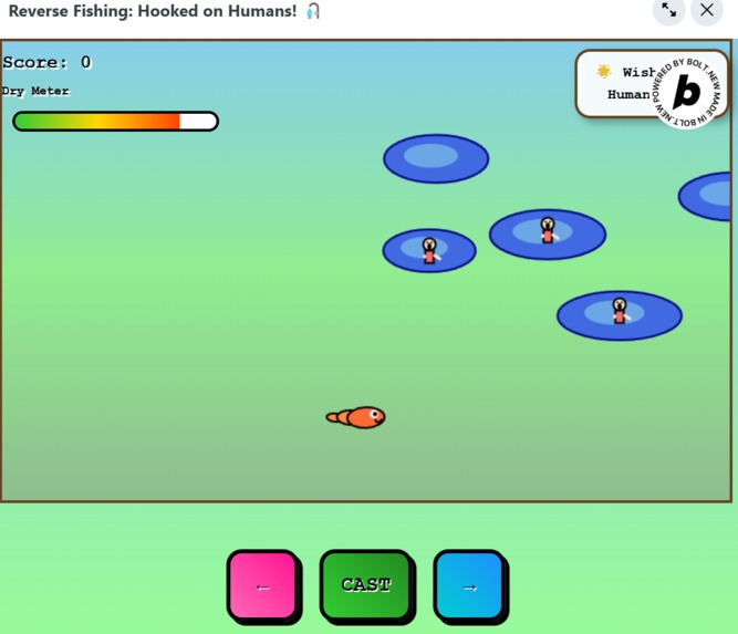 Reverse fishing – screenshot 1