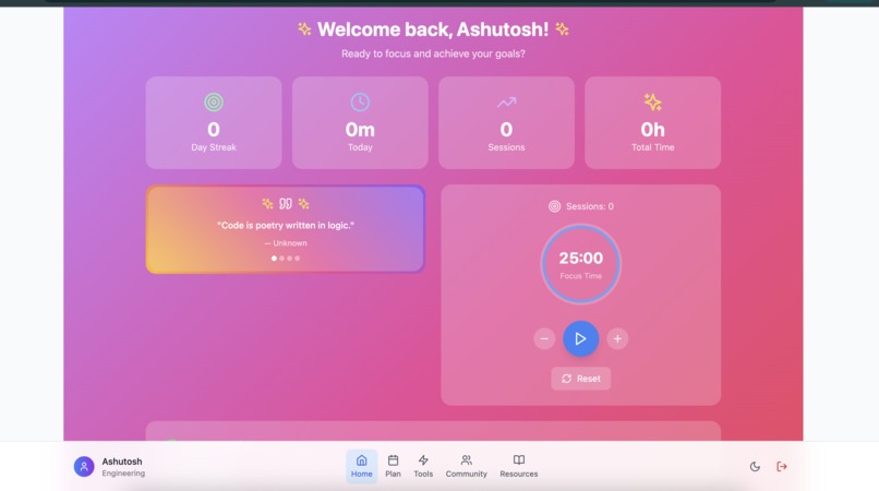 Focusflow – screenshot 2