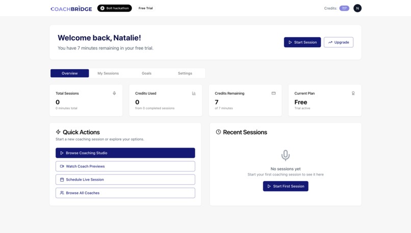 CoachBridge – screenshot 1