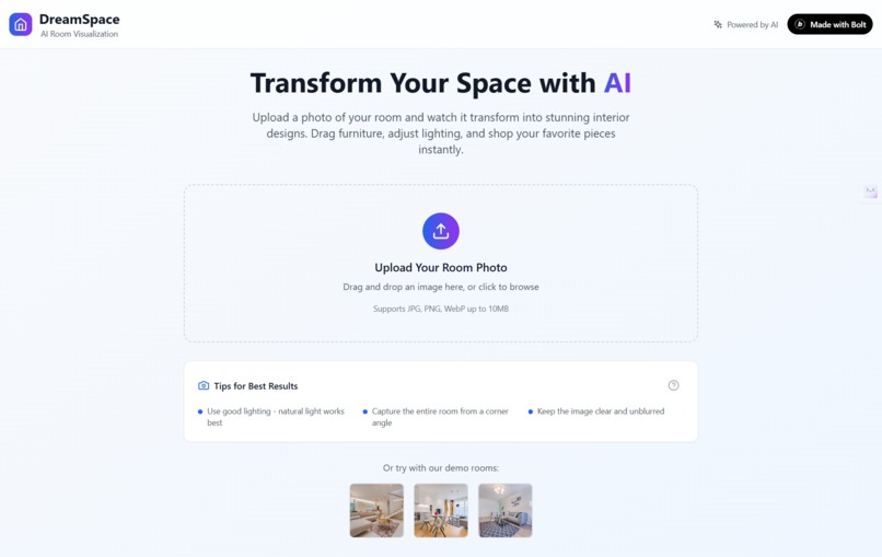 Dreamspace AI Room Visualization – screenshot 1