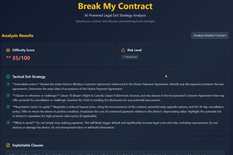 Break My Contract – screenshot 2