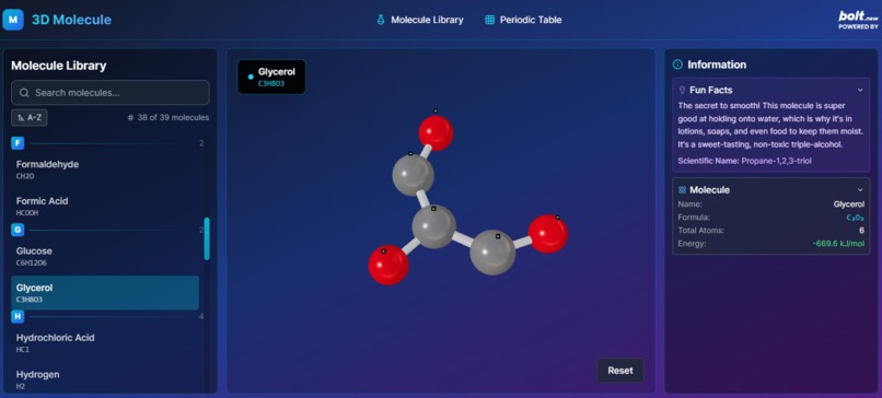 3DMolecule – screenshot 1