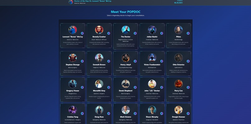 POPDOC – screenshot 2