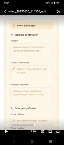 Quick health web page – screenshot 2