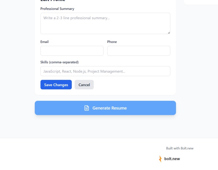 ResumeAI – screenshot 4