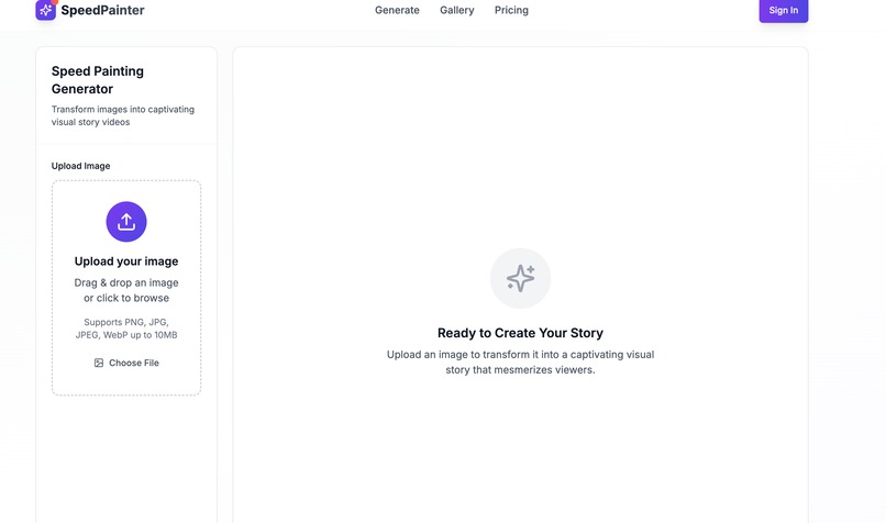 SpeedPainter AI - Image to Video Magic – screenshot 2