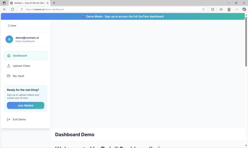 VoxTwin.ai – screenshot 1