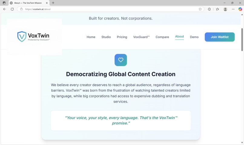 VoxTwin.ai – screenshot 4