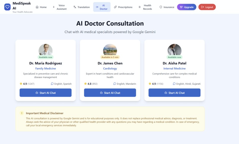 MediSpeak AI – screenshot 3