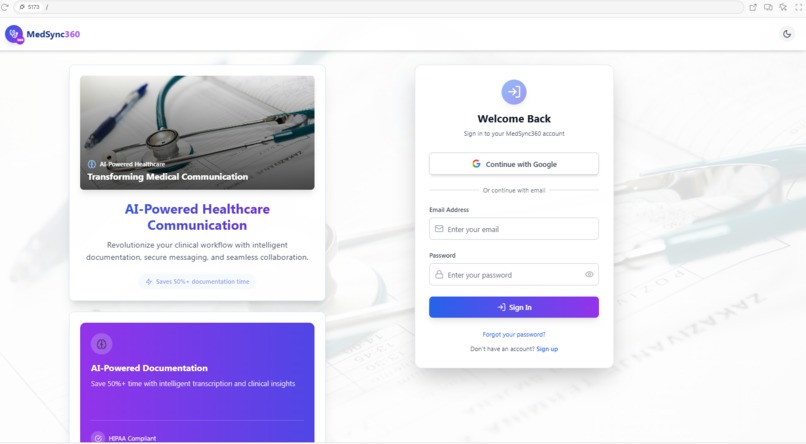 MedSync360 : AI-Powered Healthcare Communication. – screenshot 11