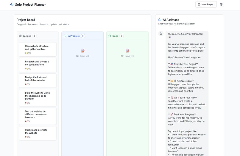 Personal AI Project Manager – screenshot 1