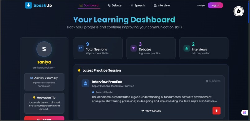 SpeakUp – screenshot 2