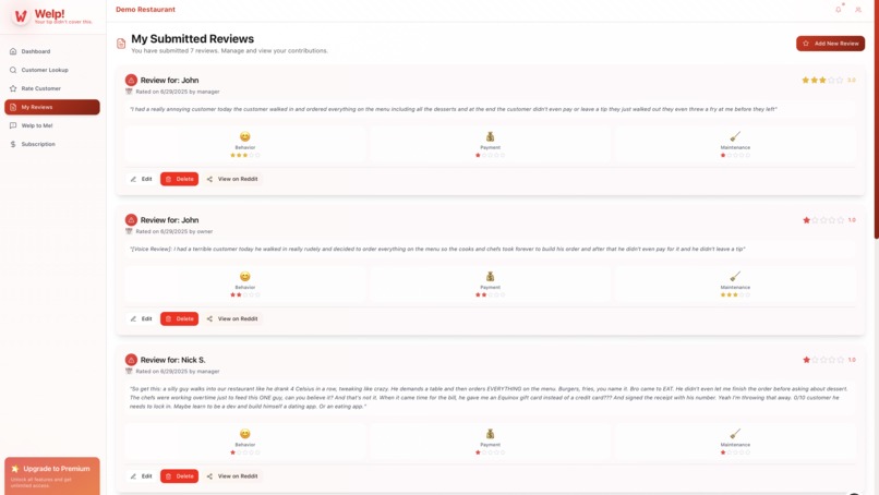 Welp: Reverse Yelp – screenshot 3