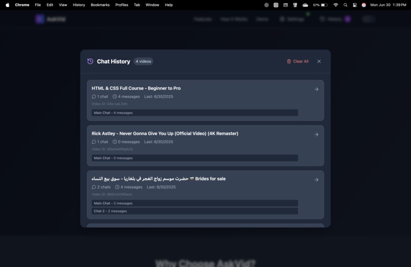AskVid – Ask Questions About Any Video – screenshot 4