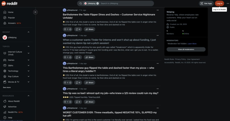 Welp: Reverse Yelp – screenshot 5