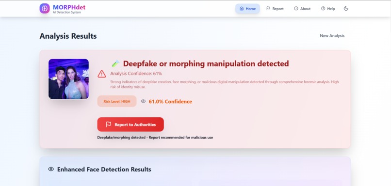 MORPHdet – Detect AI Morphing & Deepfakes – screenshot 4
