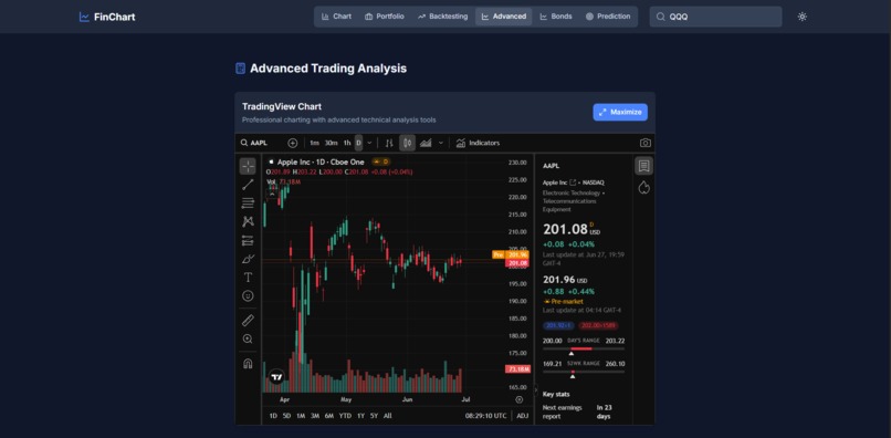 Finance App – screenshot 5
