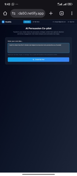 Hookify – screenshot 4