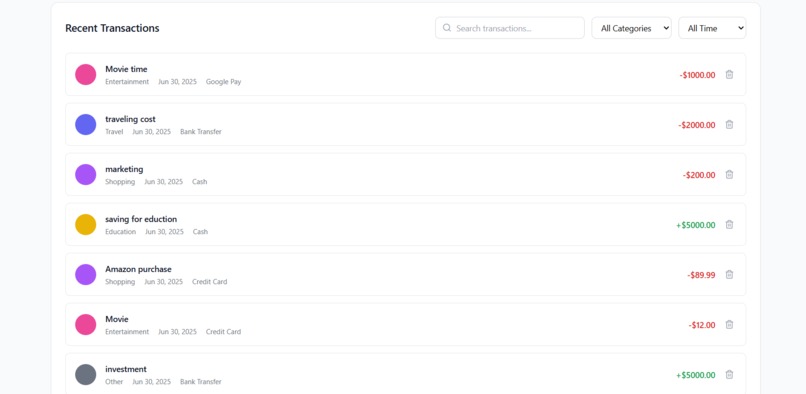 FinanceAI – screenshot 1
