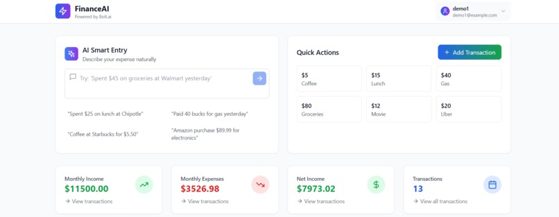 FinanceAI – screenshot 3