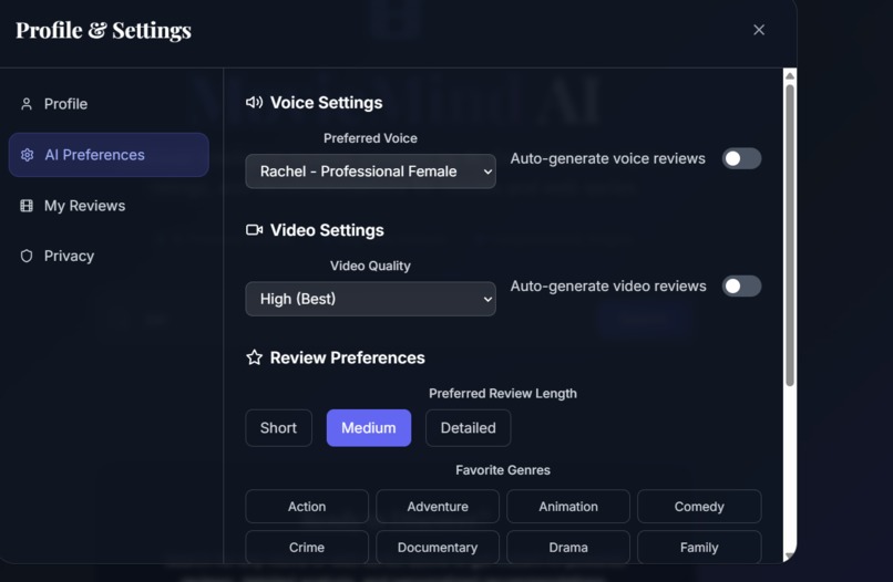 MovieMind AI – screenshot 5