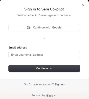 SERA Inclusion – screenshot 6
