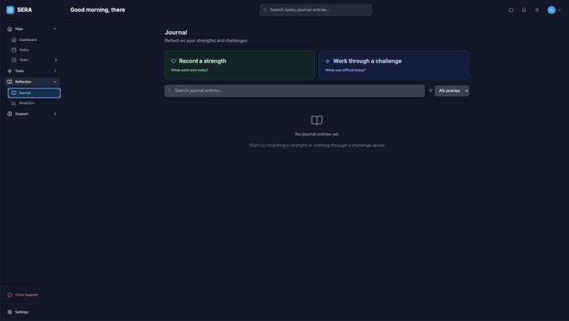 SERA Inclusion – screenshot 3