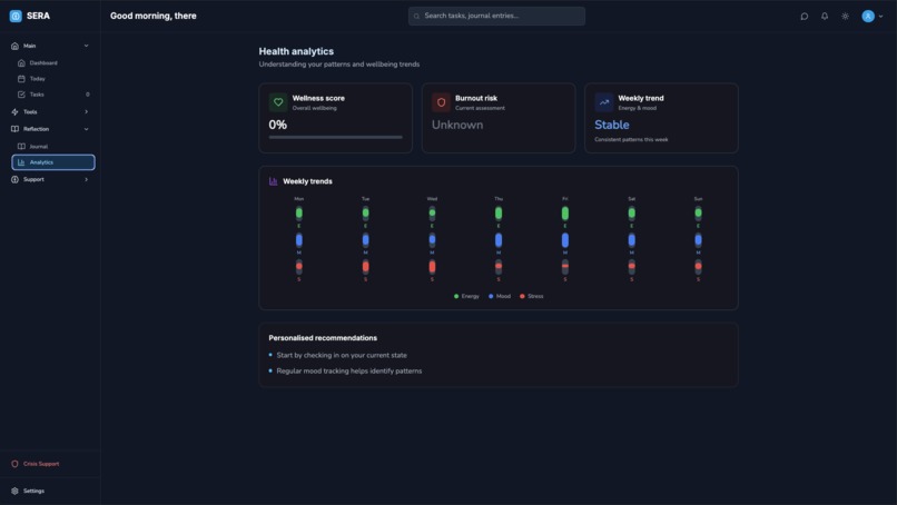 SERA Inclusion – screenshot 4