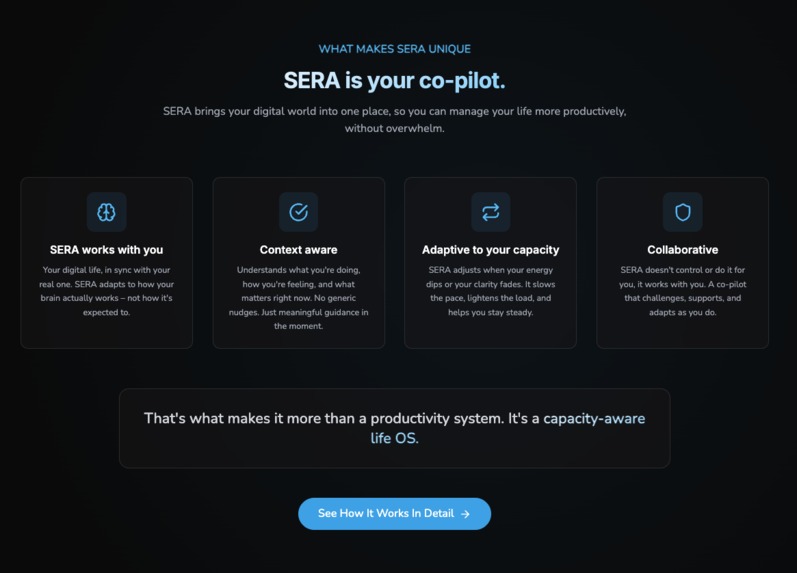 SERA Inclusion – screenshot 7