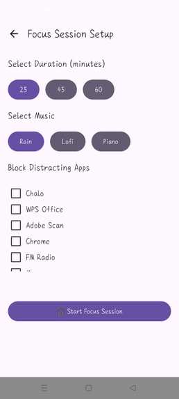 ZenZone – A Digital Detox & Focus Timer App for Students – screenshot 2