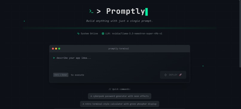 Promptly – screenshot 1