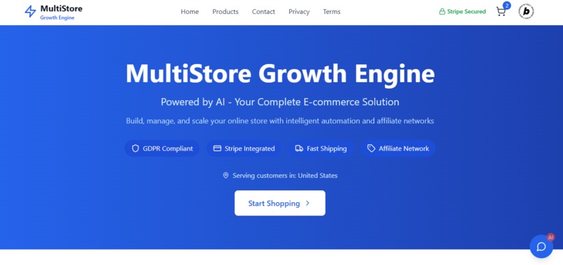MultiStore Growth Engine – Powered by AI – screenshot 1