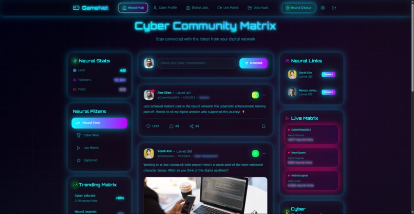 GameNet-The Career & Content Platform for the Next-Gen Gamer – screenshot 2