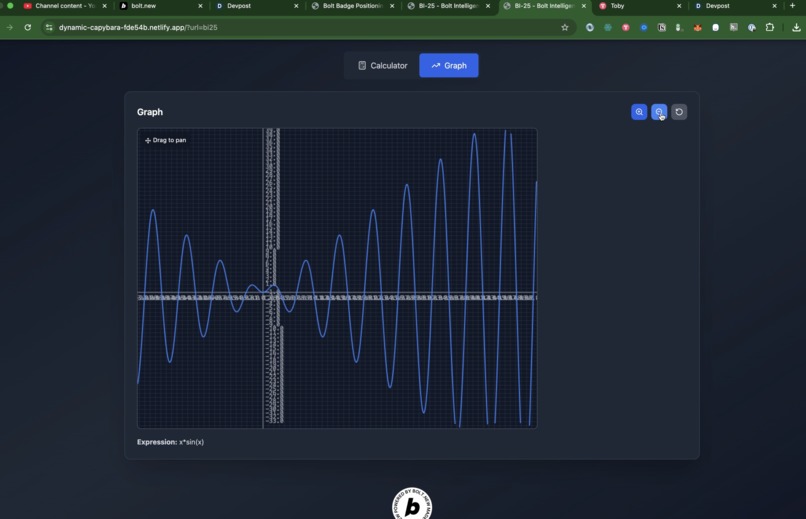BI-25 Graphing Calculator Web App – screenshot 5