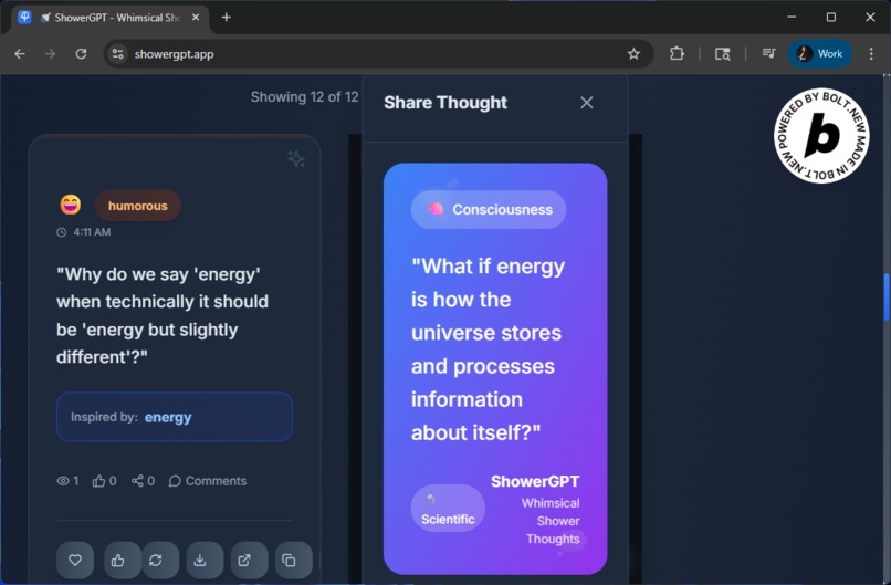 ShowerGPT  – screenshot 9
