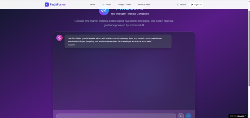 FinLitFusion – screenshot 3