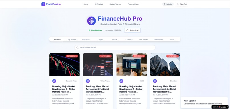 FinLitFusion – screenshot 4