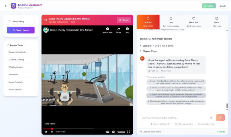 Knowie - Universal Learning Platform – screenshot 3