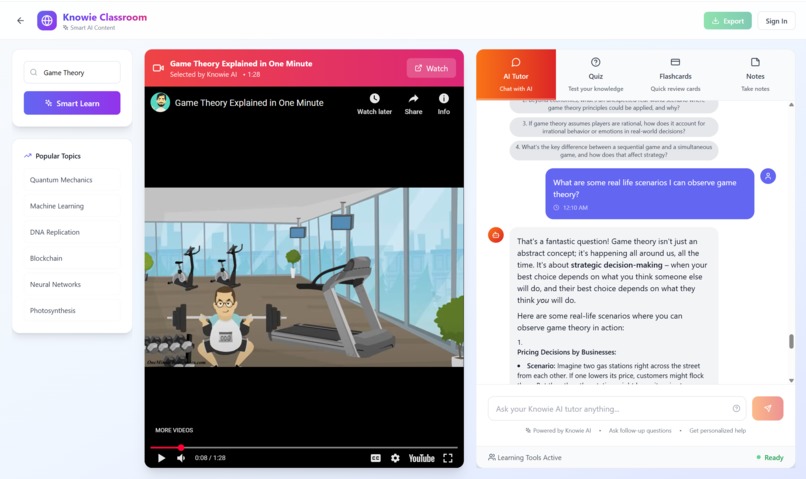 Knowie - Universal Learning Platform – screenshot 4
