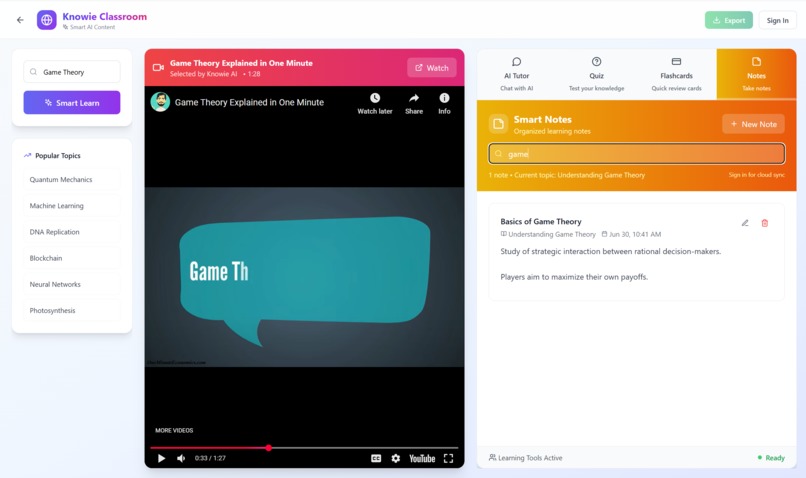 Knowie - Universal Learning Platform – screenshot 7