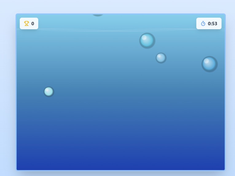 Bubble Pop Mini-Game – screenshot 1