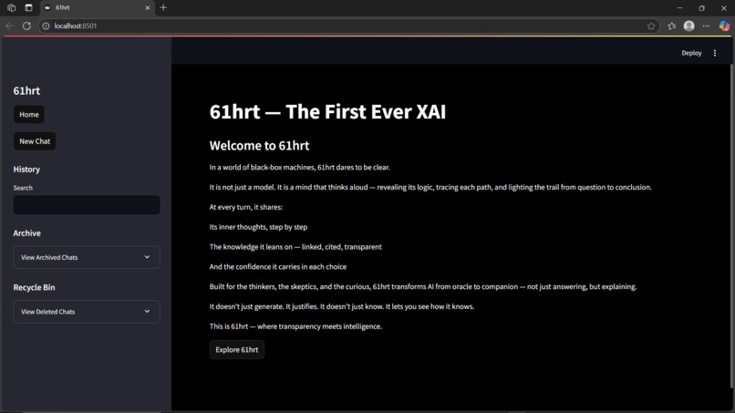 61hrt - The First Ever XAI – screenshot 1