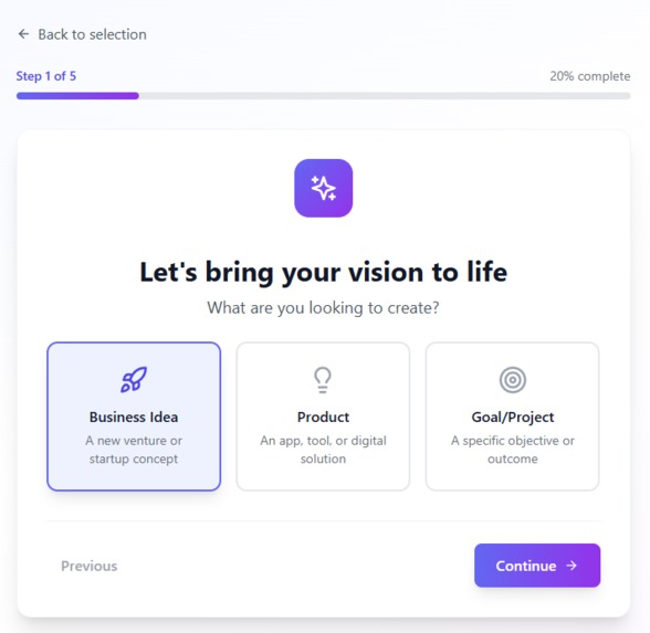 VisionForge – screenshot 1