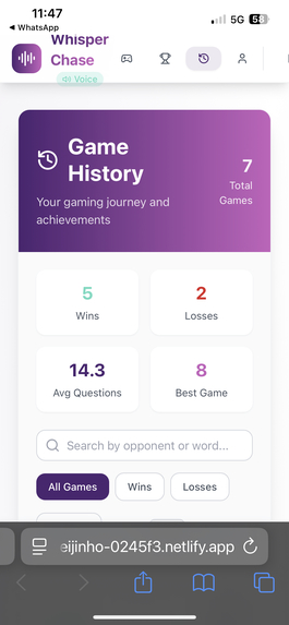 WhisperChase.xyz – screenshot 7