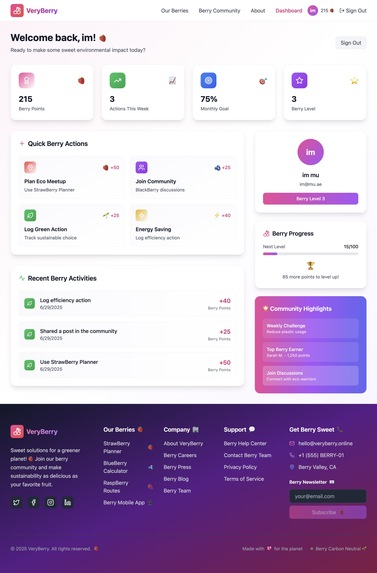 Very Berry Eco Solutions – screenshot 2