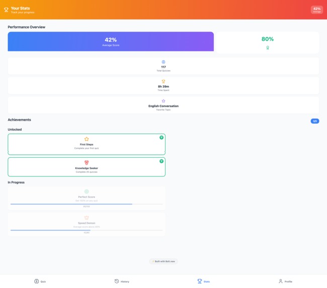 MindLift: AI quizzes from any topic you choose – screenshot 6