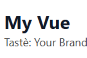 My Vue