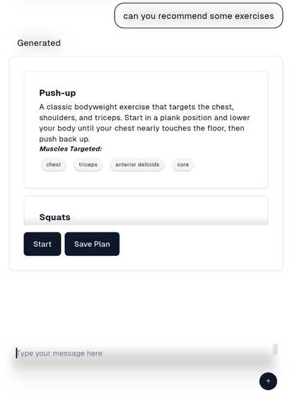ExerAI – screenshot 1