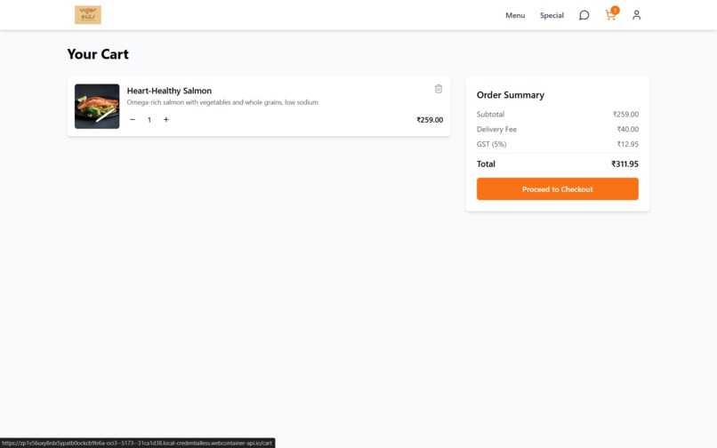 vigor eats – screenshot 2